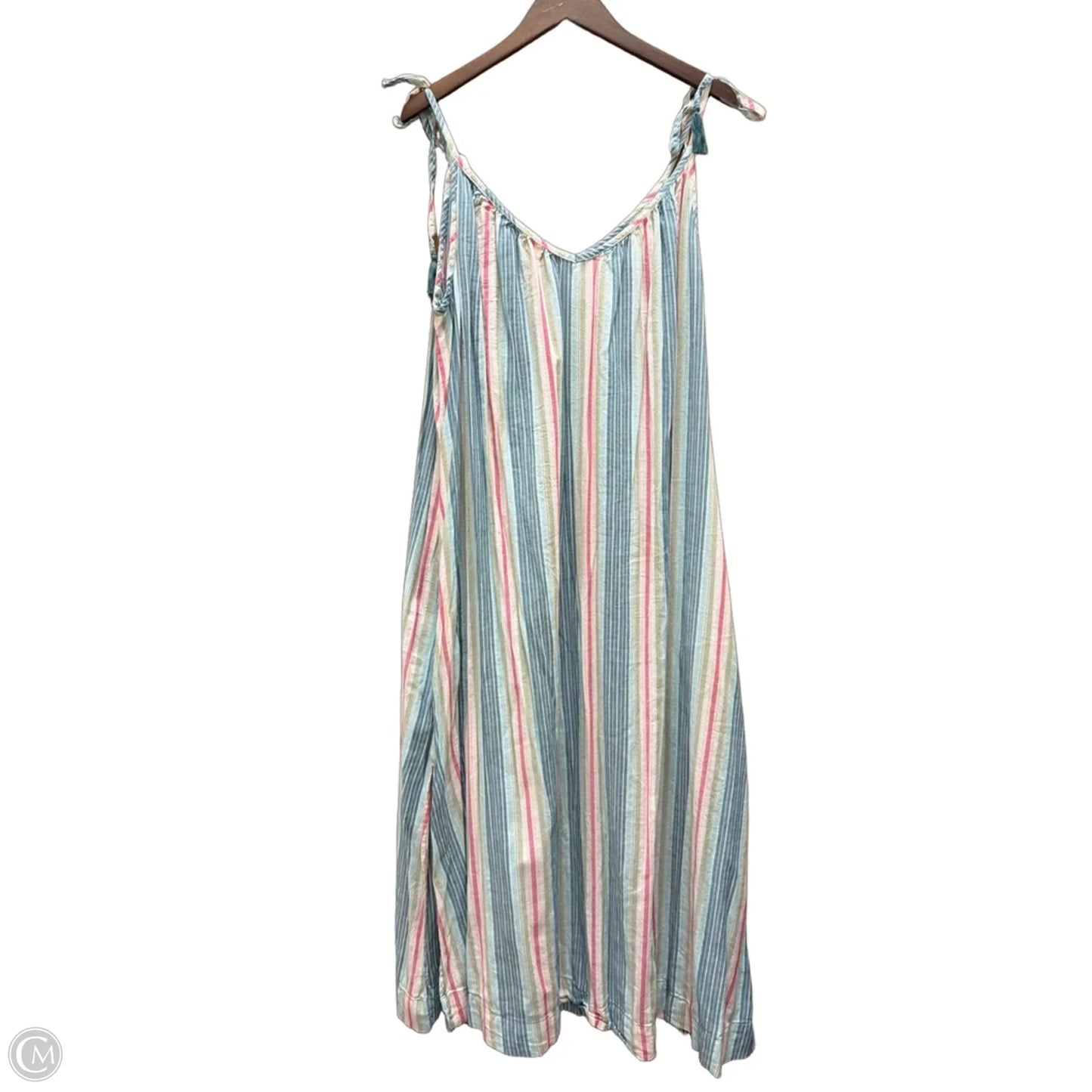 Dress Casual Maxi By Old Navy In Striped Pattern, Size: Xl