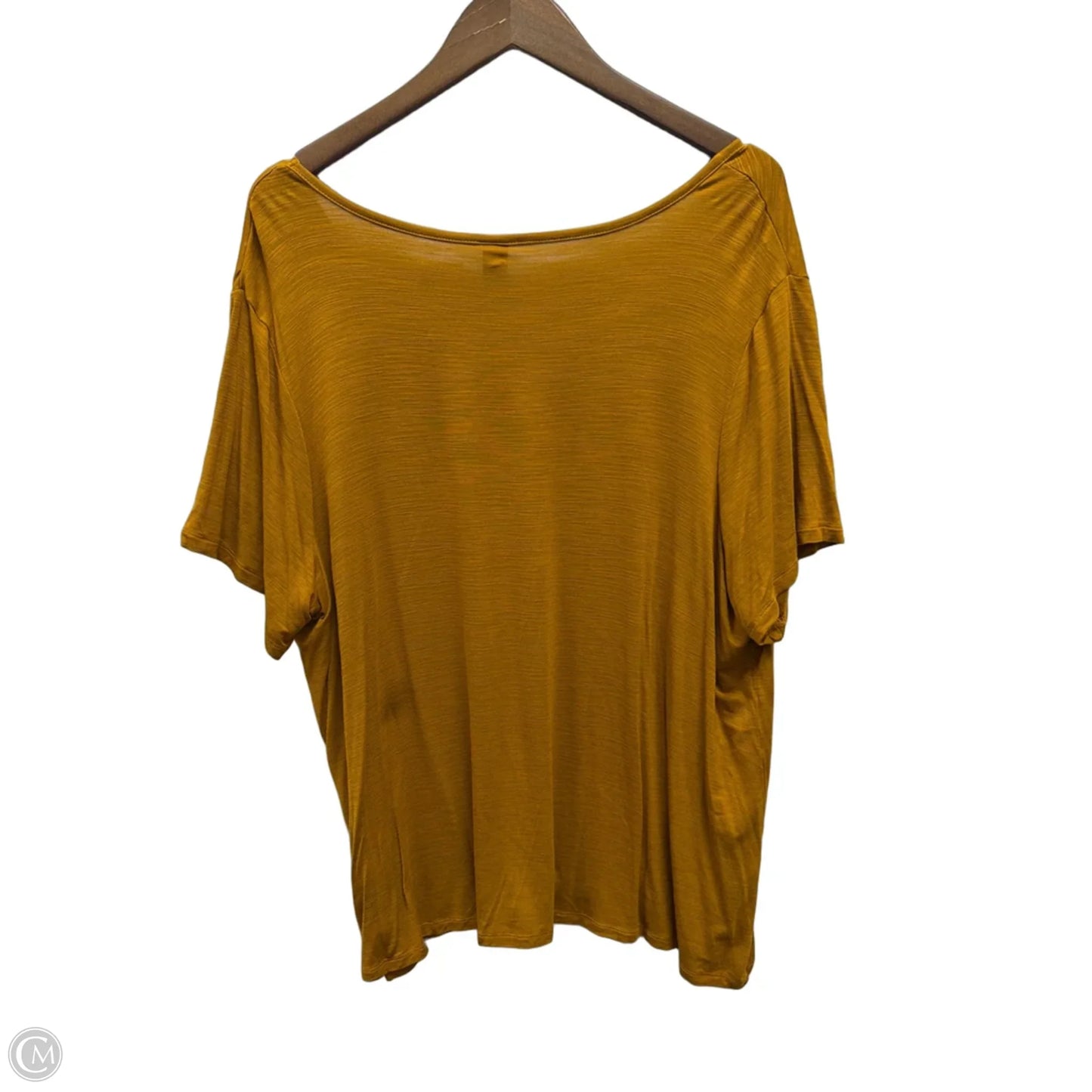 Top Short Sleeve By Old Navy In Brown, Size: 1x