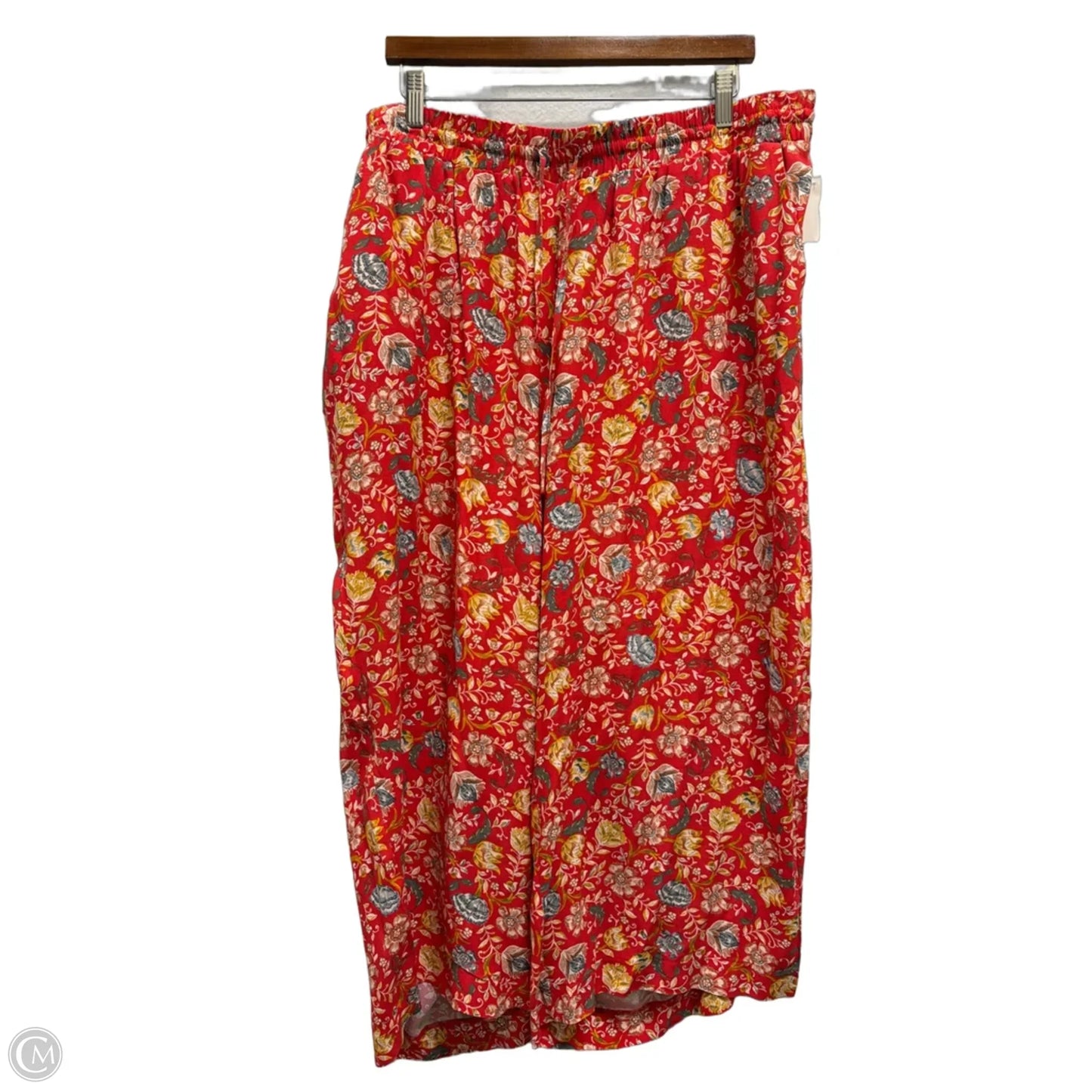 Pants Other By Loft In Floral Print, Size: 18