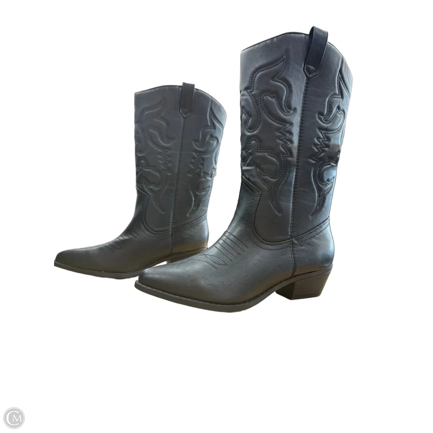 Boots Western By Dream Pairs In Black, Size: 9.5