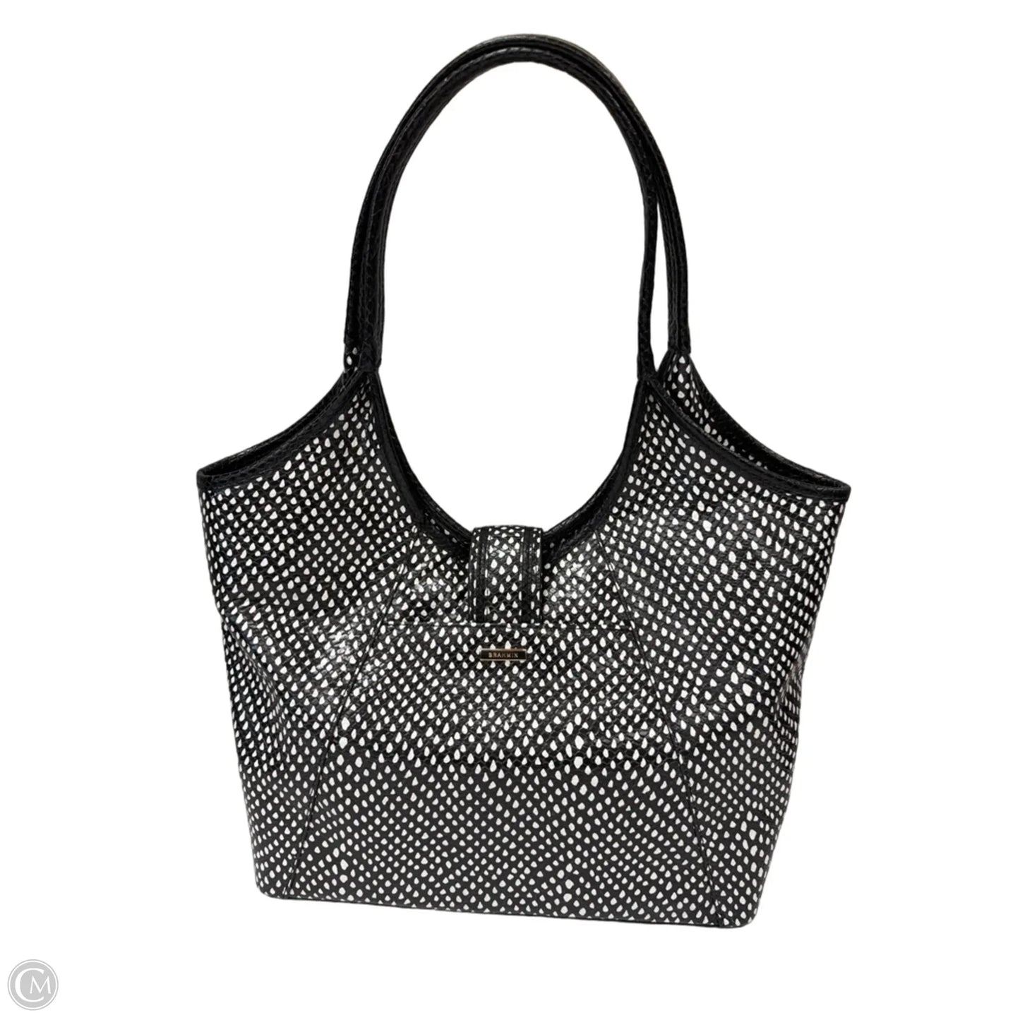 Handbag Designer By Brahmin, Size: Large