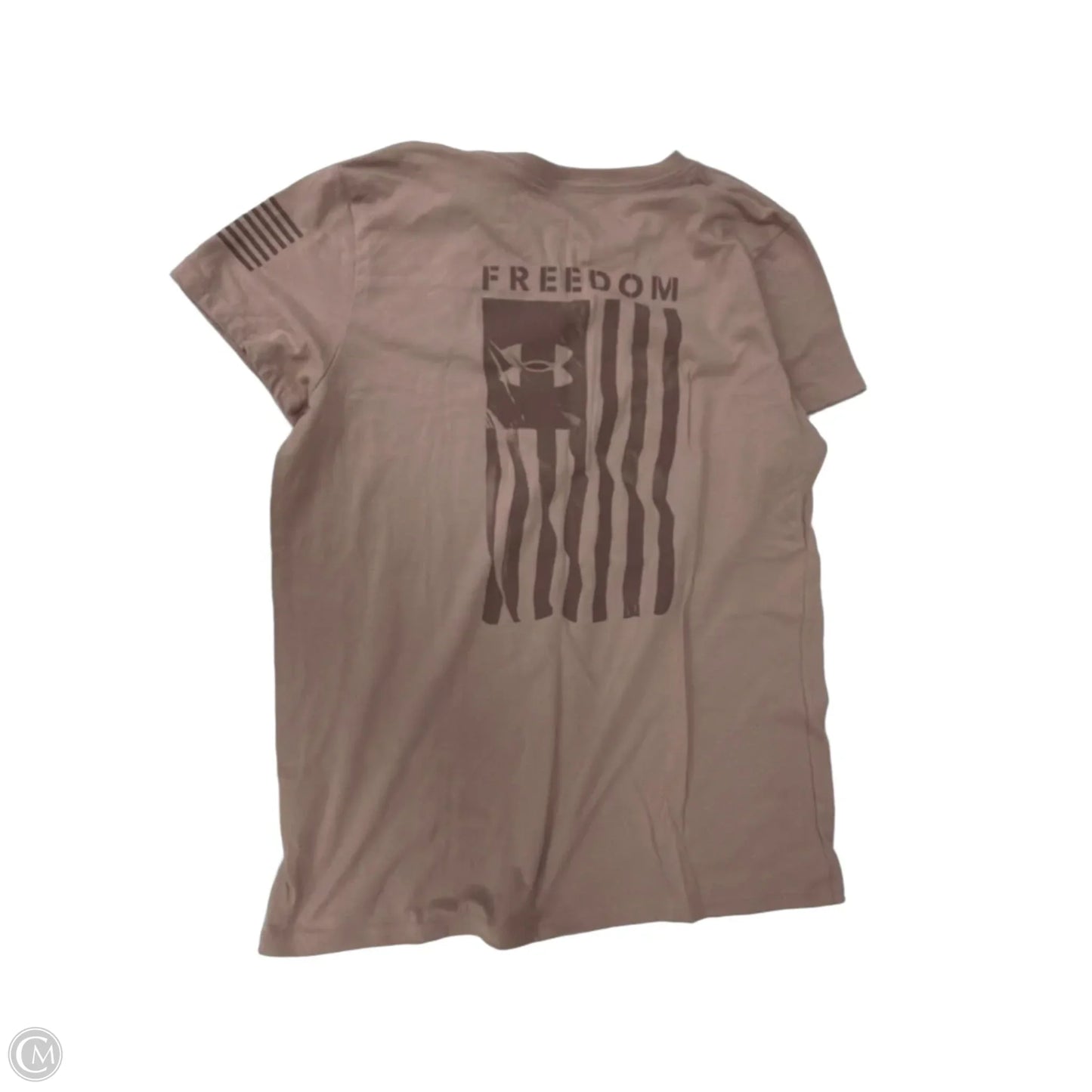Top Short Sleeve By Under Armour In Pink, Size: Lp