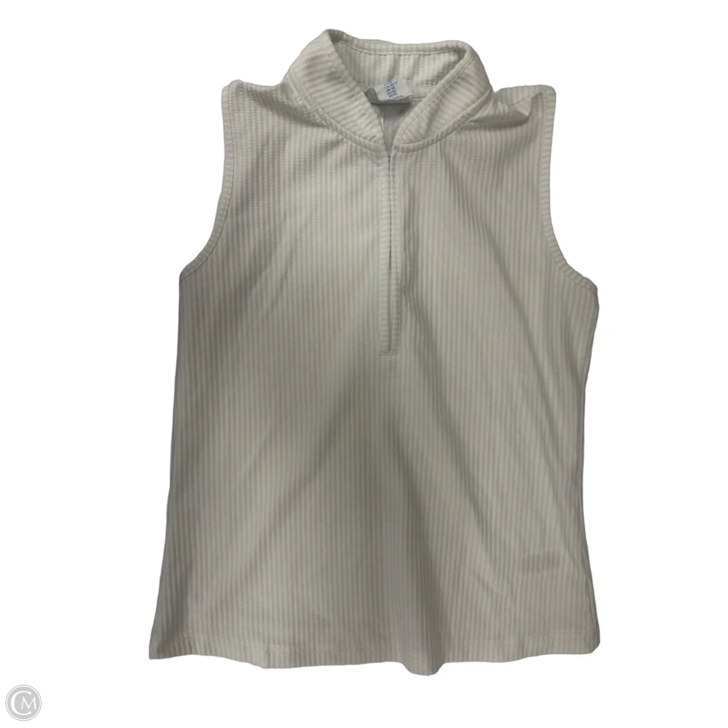 Athletic Tank Top By Sigrid Olsen In White, Size: Xs