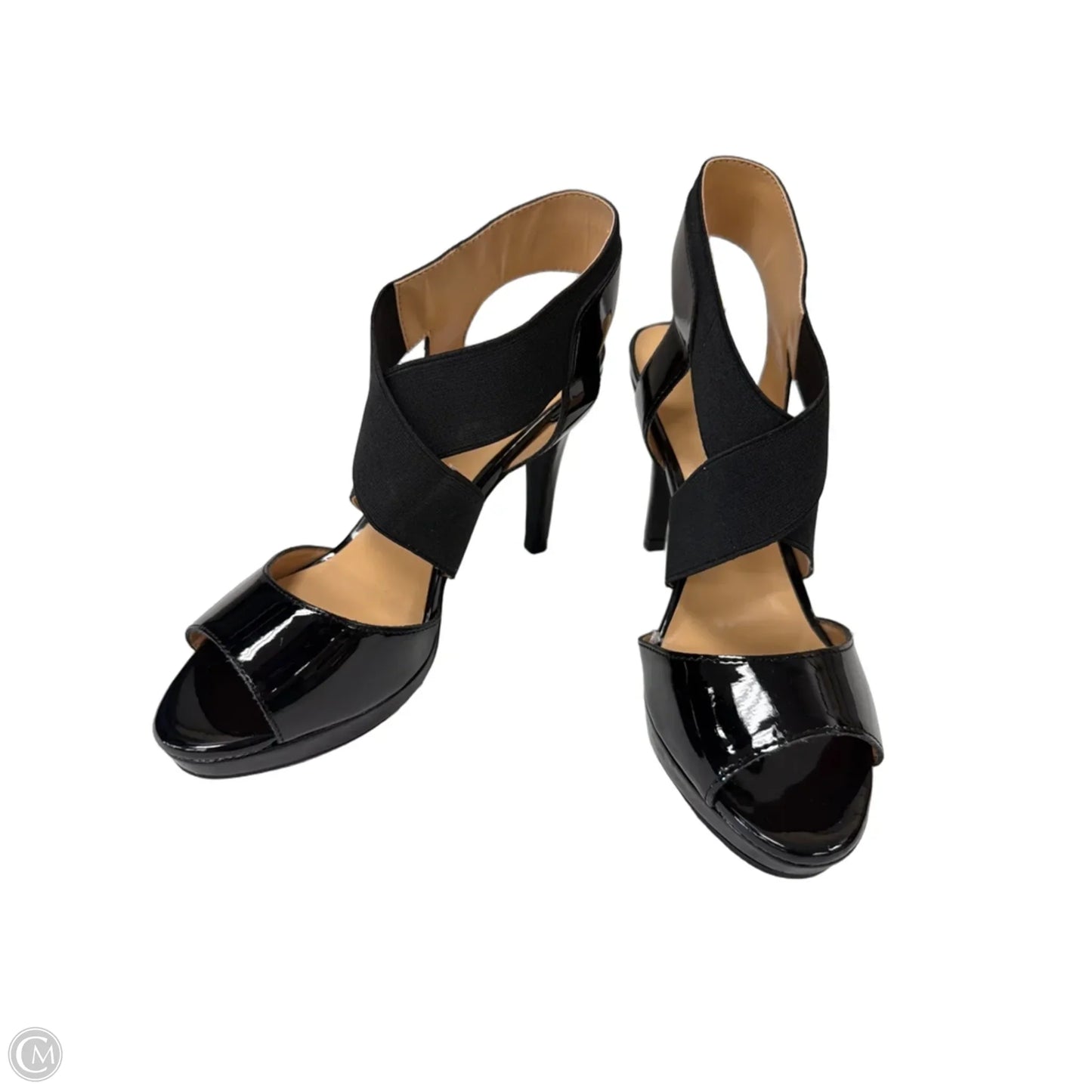 Sandals Heels Stiletto By Liz Claiborne In Black, Size: 6.5
