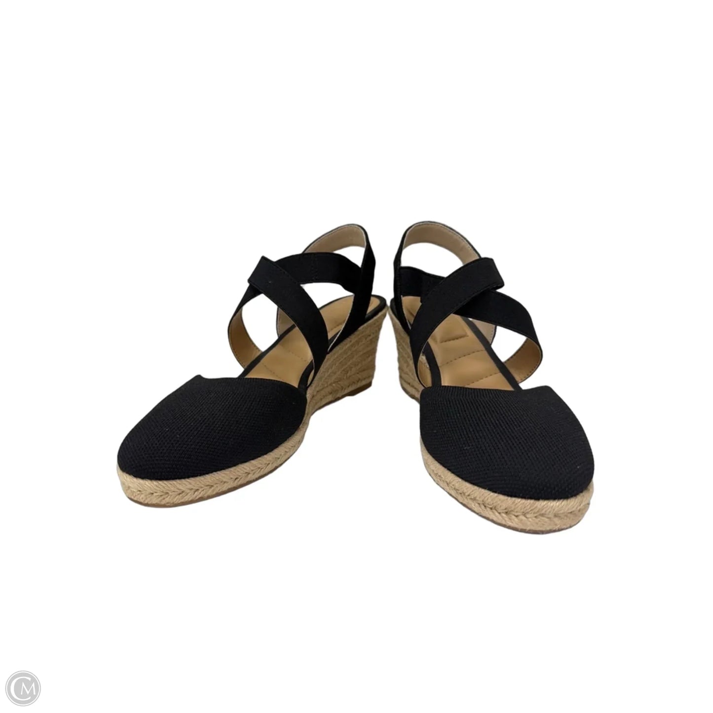 Shoes Heels Wedge By Kelly And Katie In Black, Size: 8.5