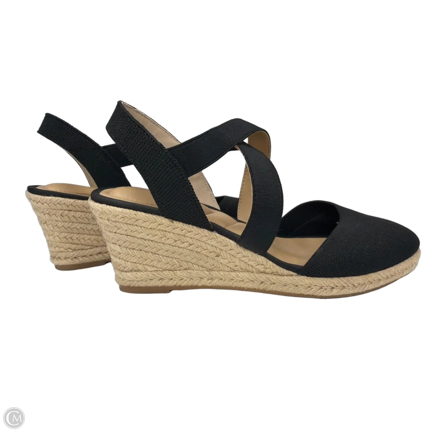 Shoes Heels Wedge By Kelly And Katie In Black, Size: 8.5