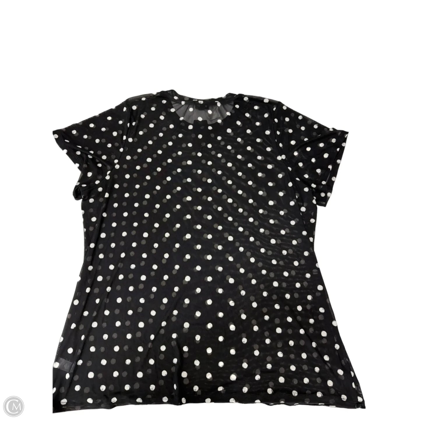 Top Short Sleeve By Torrid In Polkadot Pattern, Size: 4x