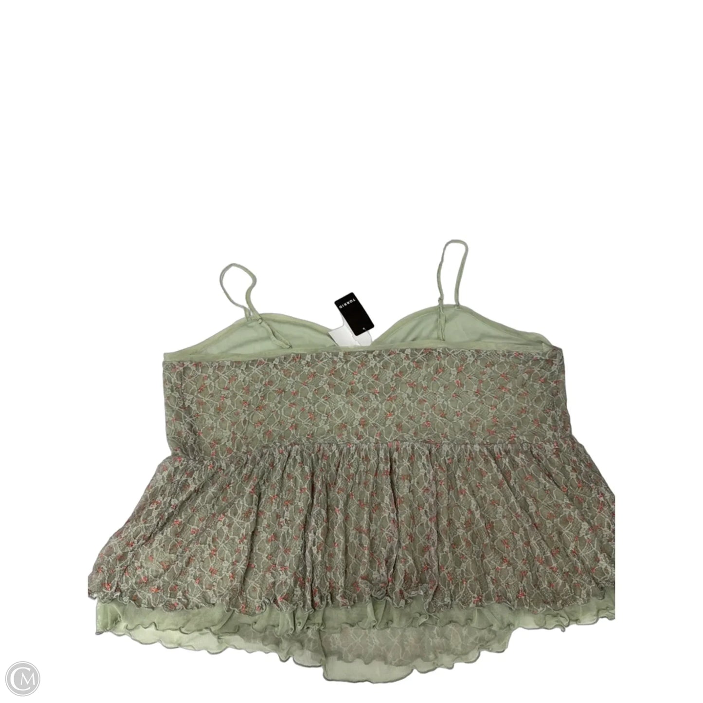 Tank Top By Clothes Mentor In Green, Size: 5