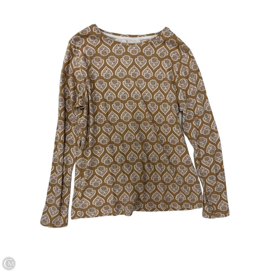 Top Long Sleeve By Croft And Barrow In Multi-colored, Size: M