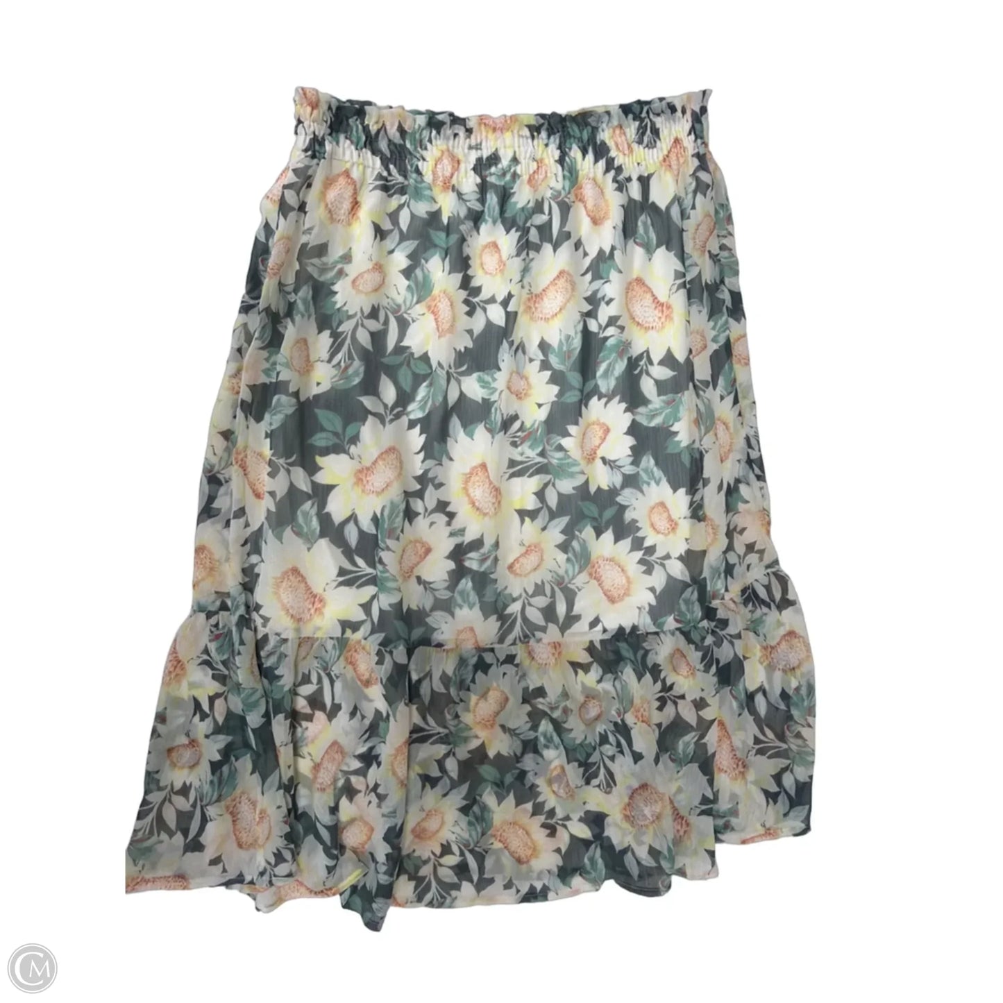 Skirt Maxi By Lc Lauren Conrad In Floral Print, Size: M