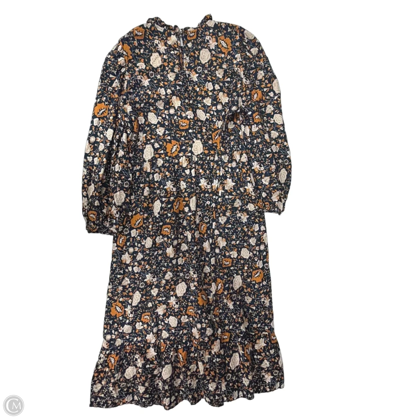 Dress Casual Midi By Universal Thread In Floral Print, Size: M