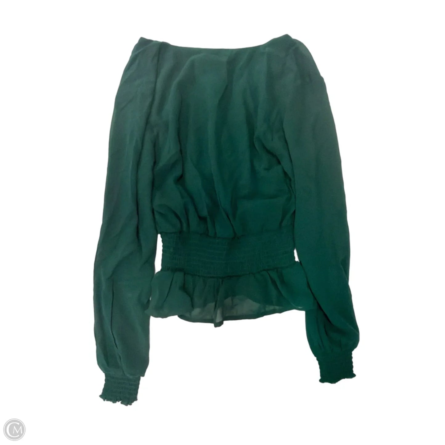 Top Long Sleeve By Japna In Green, Size: Xs