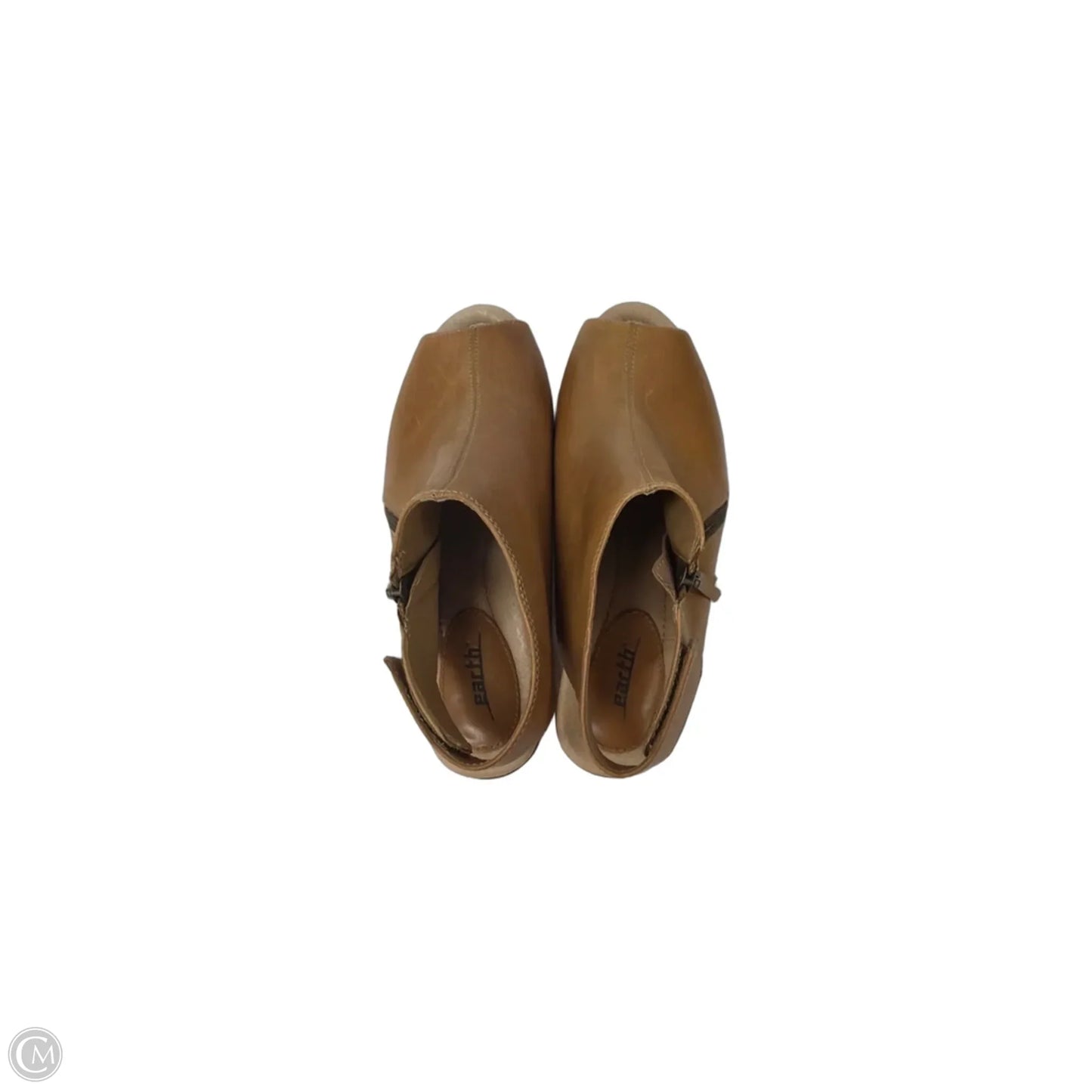 Shoes Heels Block By Earth In Brown, Size: 10