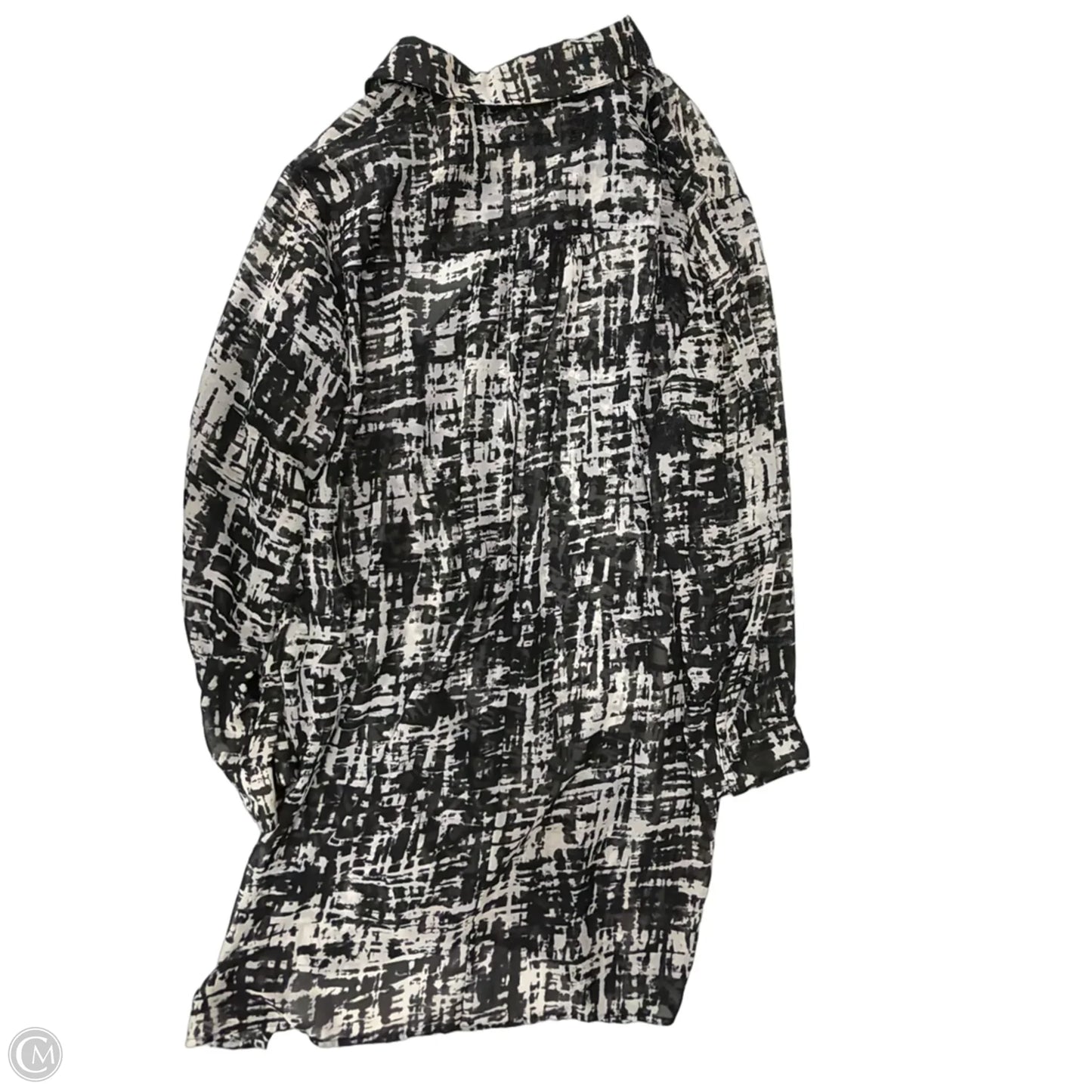 Dress Casual Short By Ava & Viv In Black & White, Size: 3