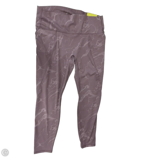 Athletic Leggings By All In Motion In Purple, Size: Xl