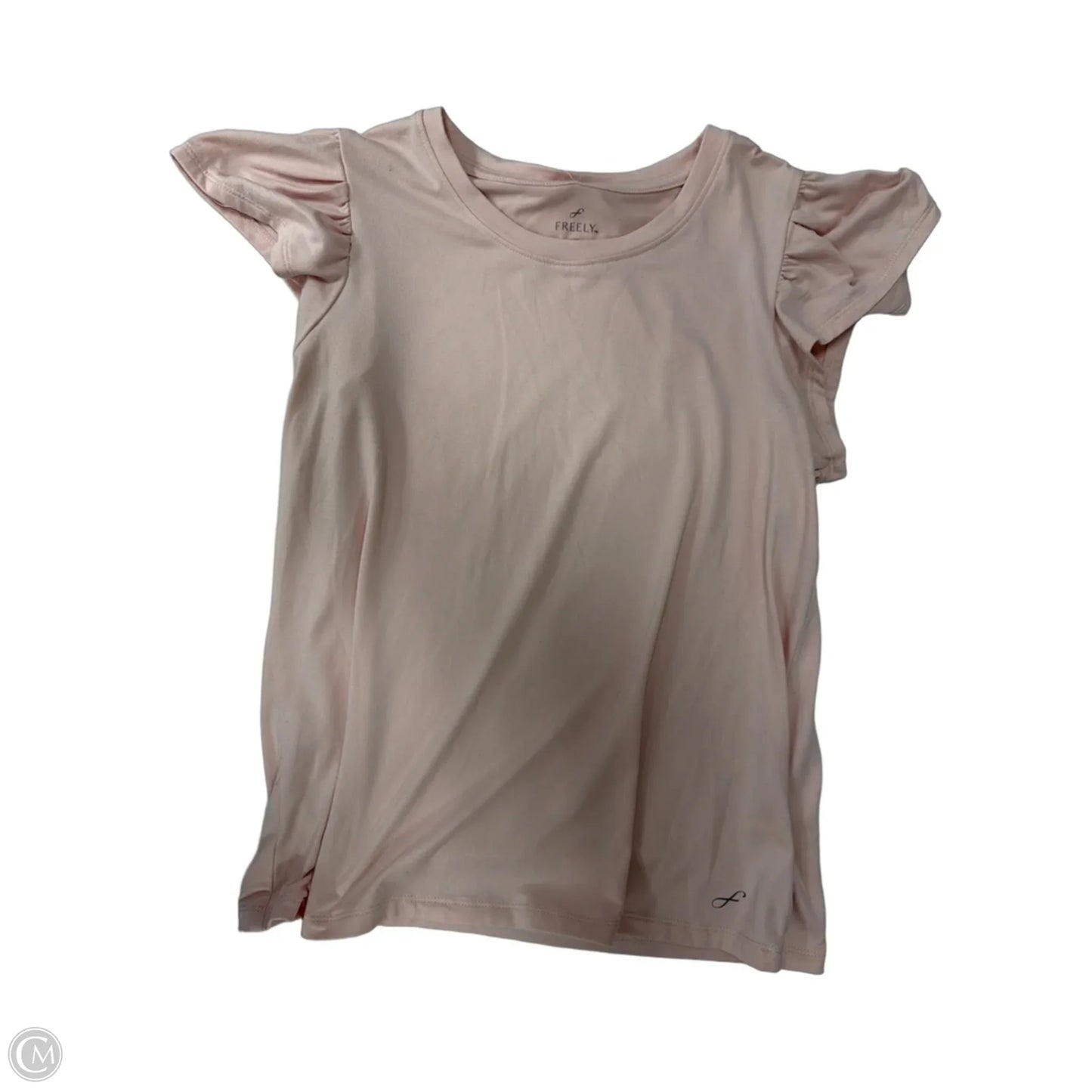 Top Short Sleeve By Freely In Pink, Size: Xl