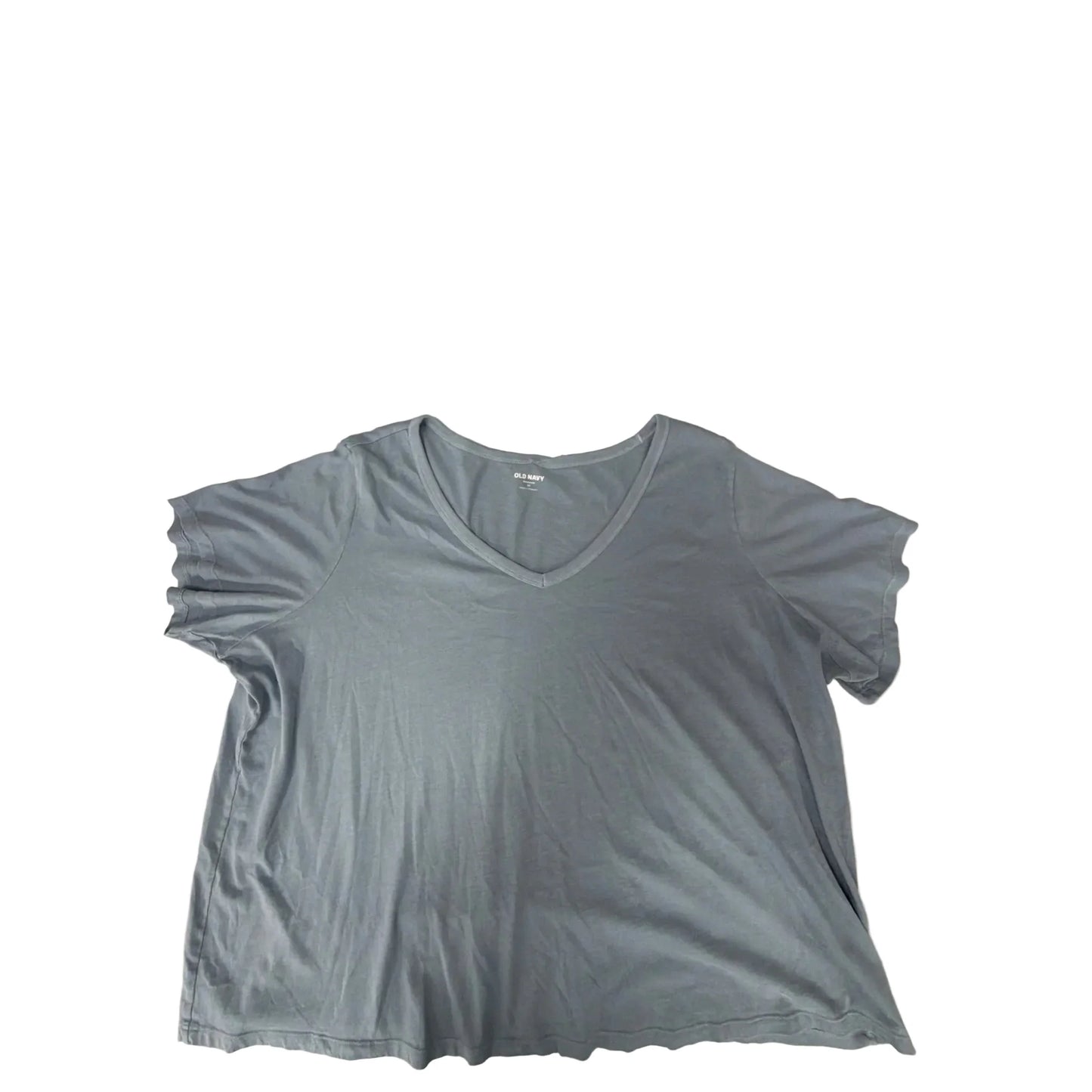 Top Short Sleeve By Old Navy In Blue, Size: 3x