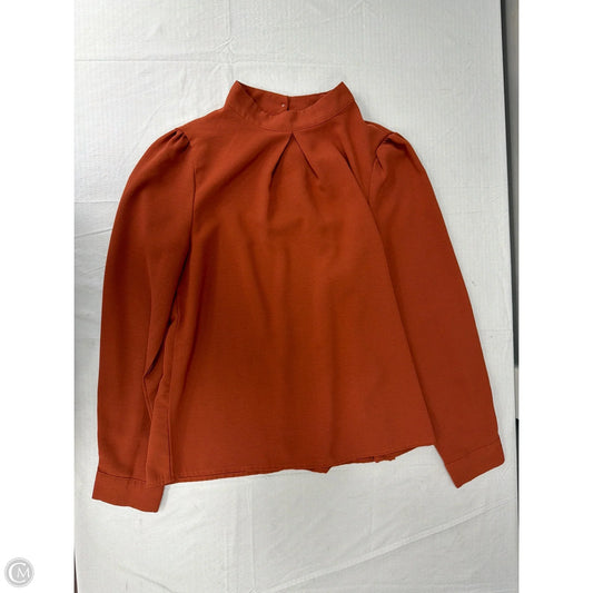Top Long Sleeve By Shein In Brown, Size: M