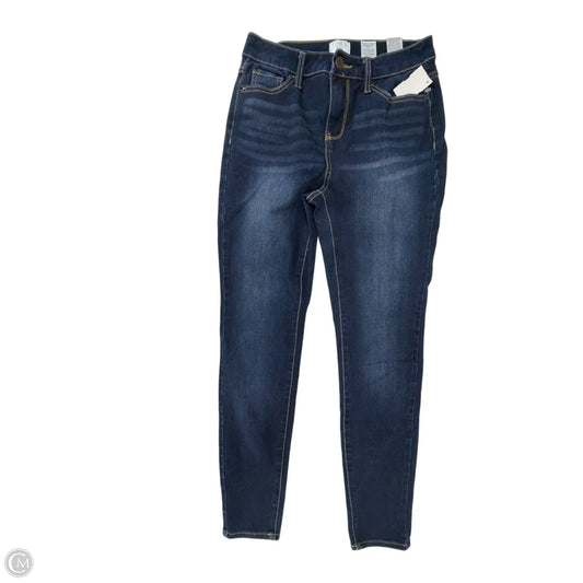 Jeans Skinny By Time And Tru In Blue Denim, Size: 2