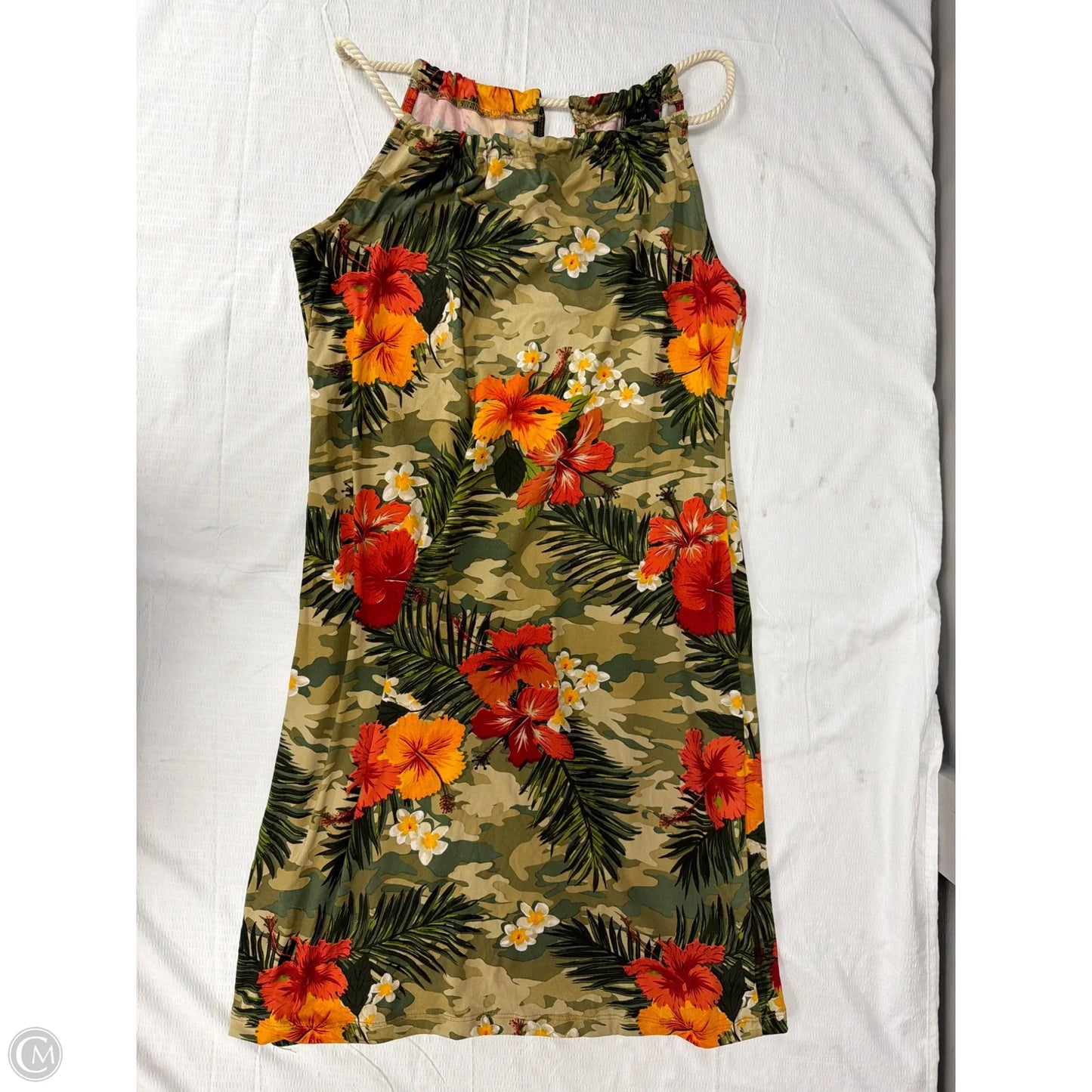 Dress Casual Short By Love In Tropical Print, Size: Xl