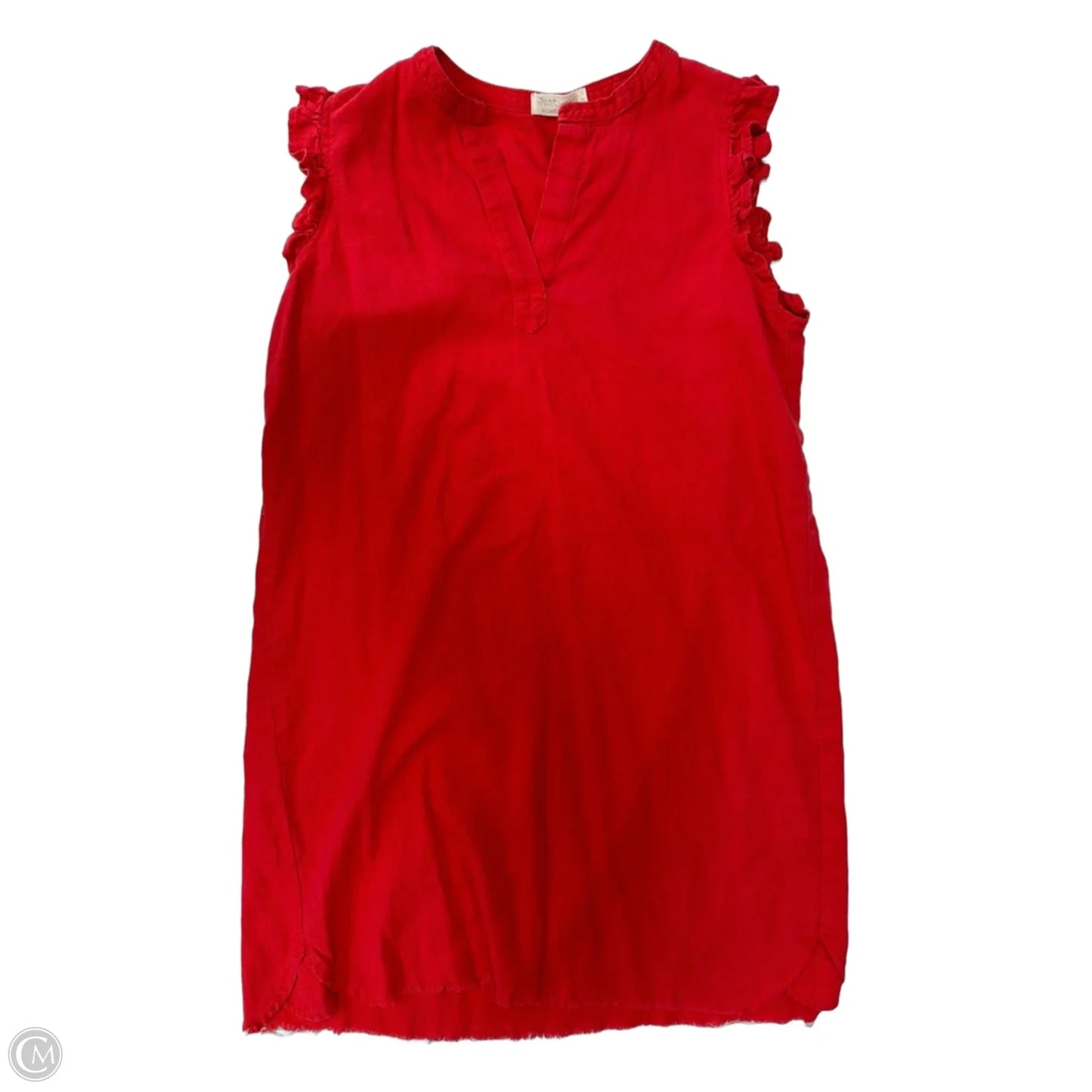 Tunic Sleeveless By Just Living In Red, Size: S