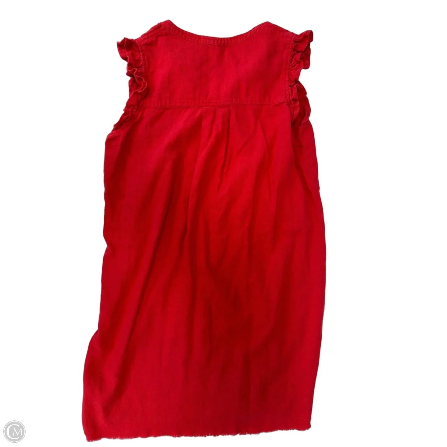 Tunic Sleeveless By Just Living In Red, Size: S