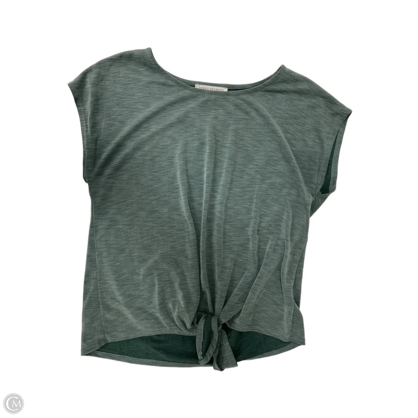 Top Short Sleeve By Green Envelope In Green, Size: S