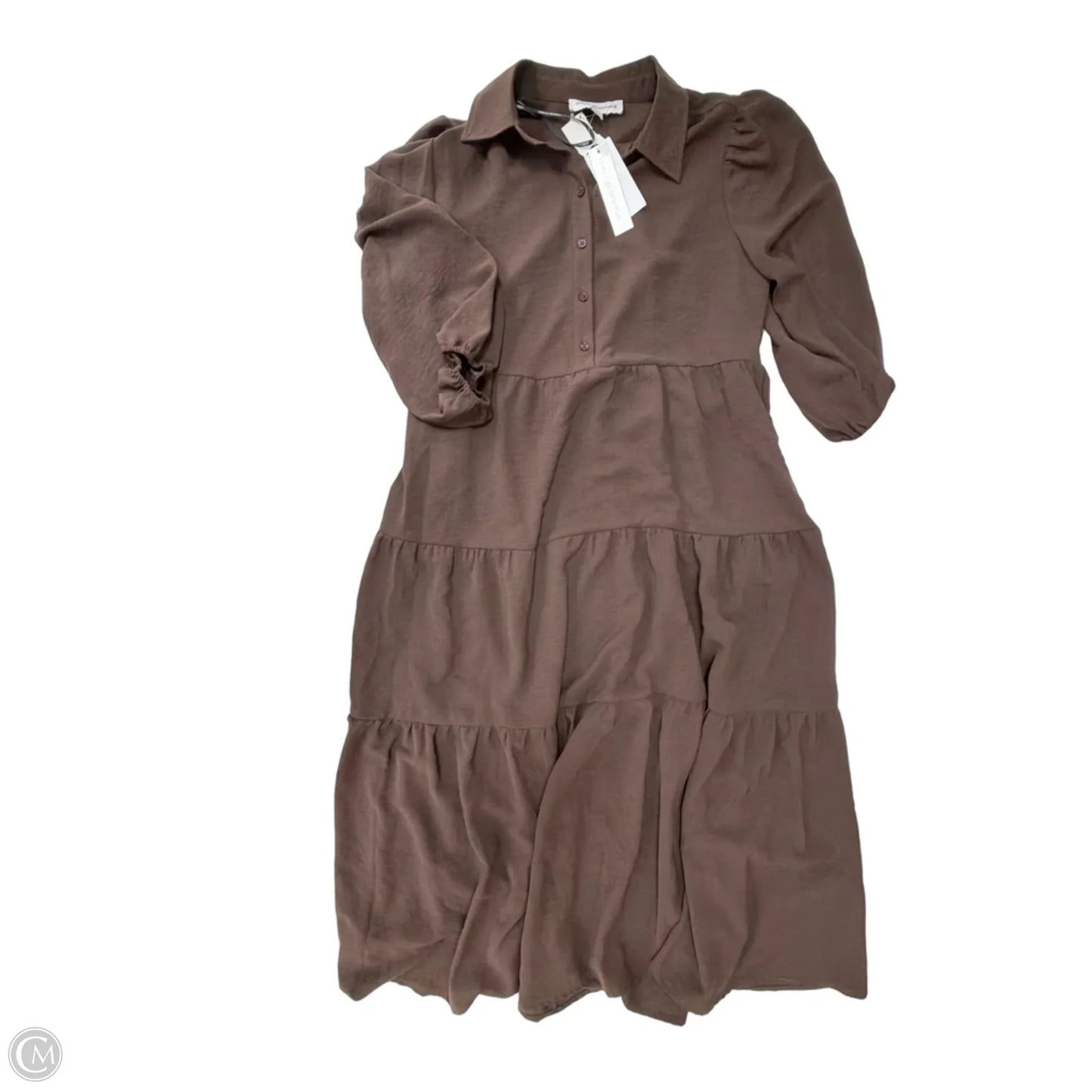 Dress Casual Maxi By Emma And Michele In Brown, Size: L