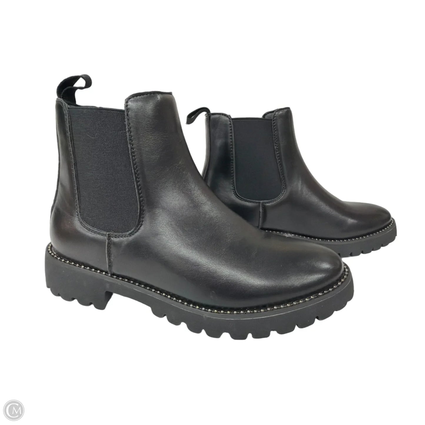 Boots Ankle Flats By Clothes Mentor In Black, Size: 7
