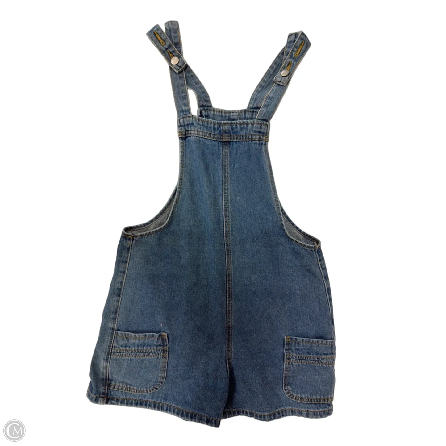 Shortalls By Dazy In Blue Denim, Size: Xs