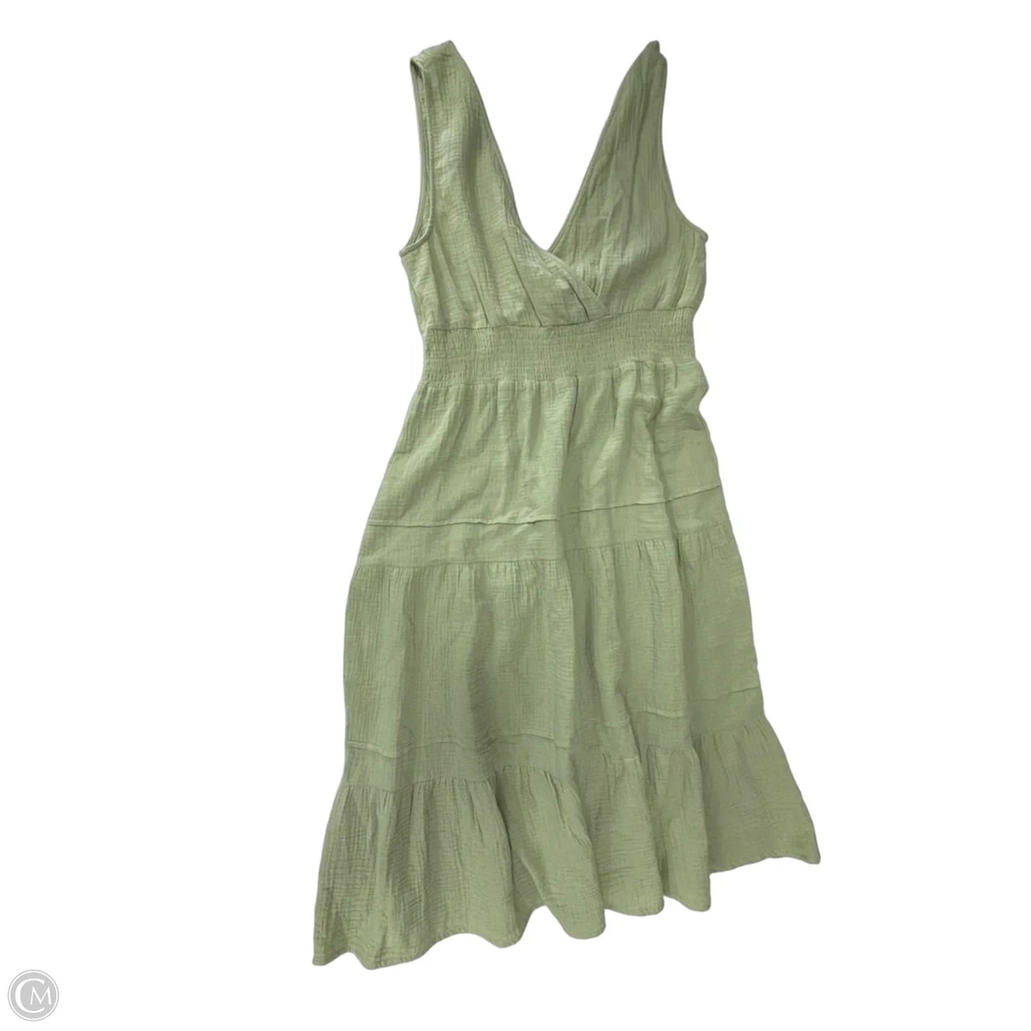Dress Casual Midi By Versona In Green, Size: Xl