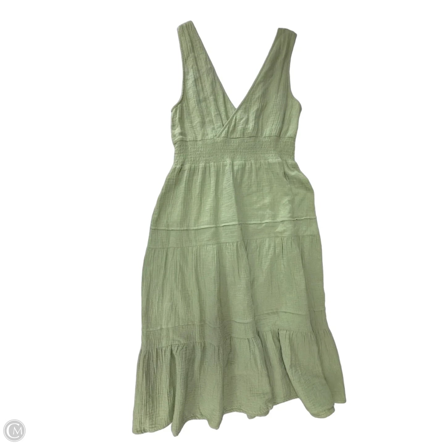 Dress Casual Midi By Versona In Green, Size: Xl