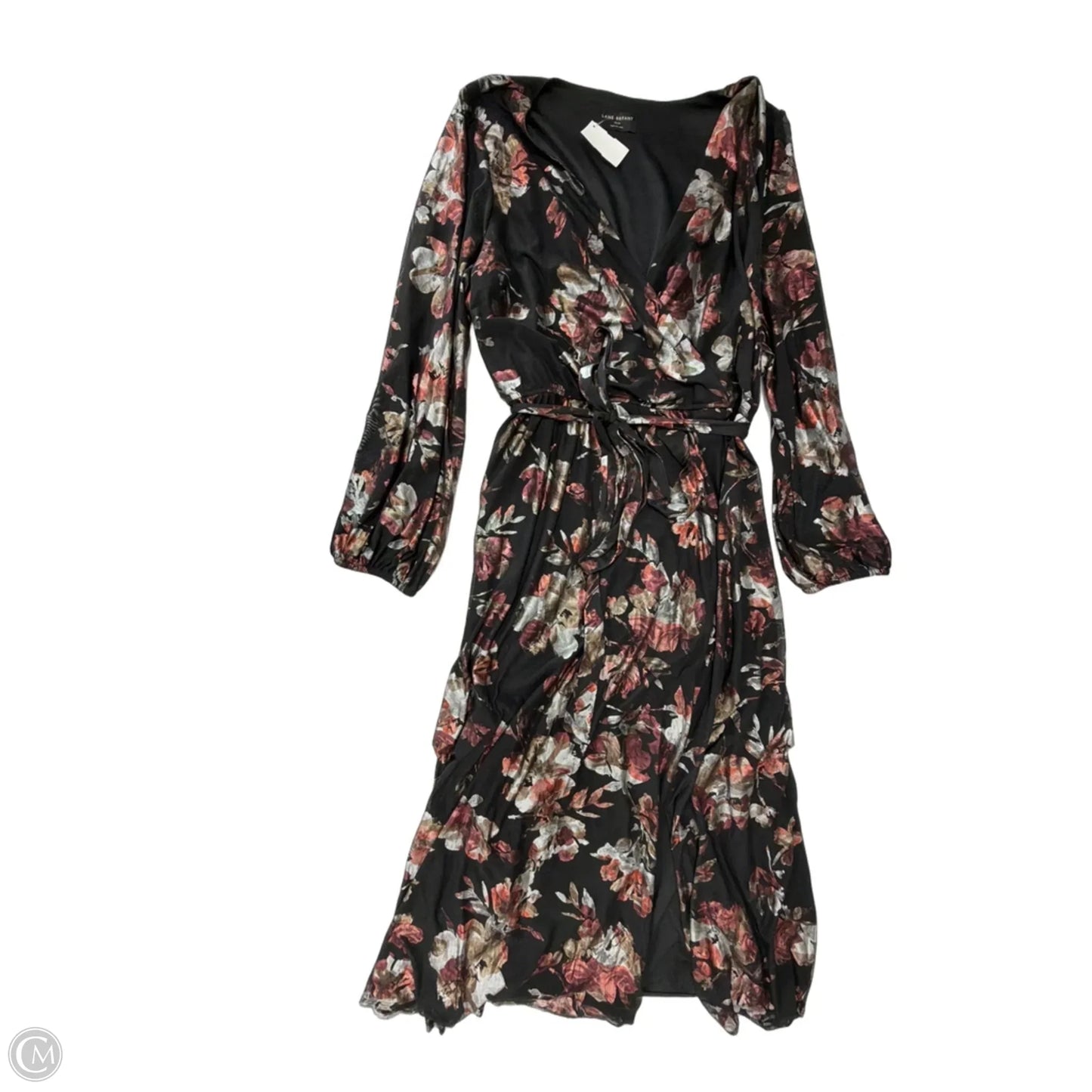 Dress Casual Midi By Lane Bryant In Floral Print, Size: 1x
