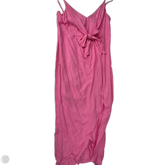 Dress Casual Midi By Lulus In Pink, Size: Xl