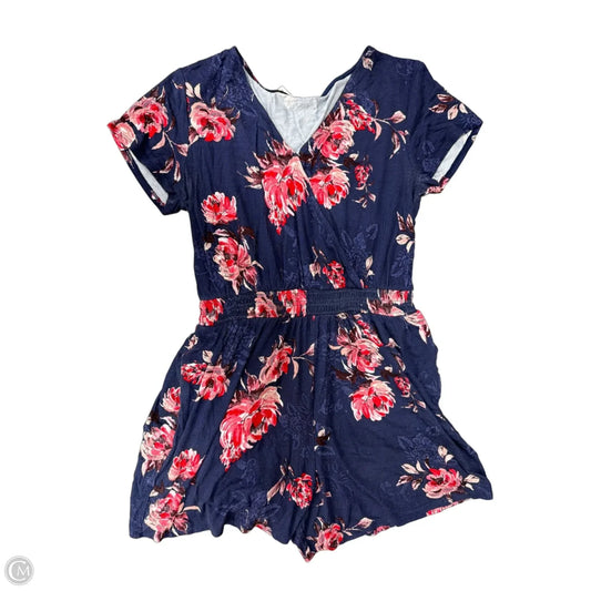 Romper By Maurices In Floral Print, Size: M