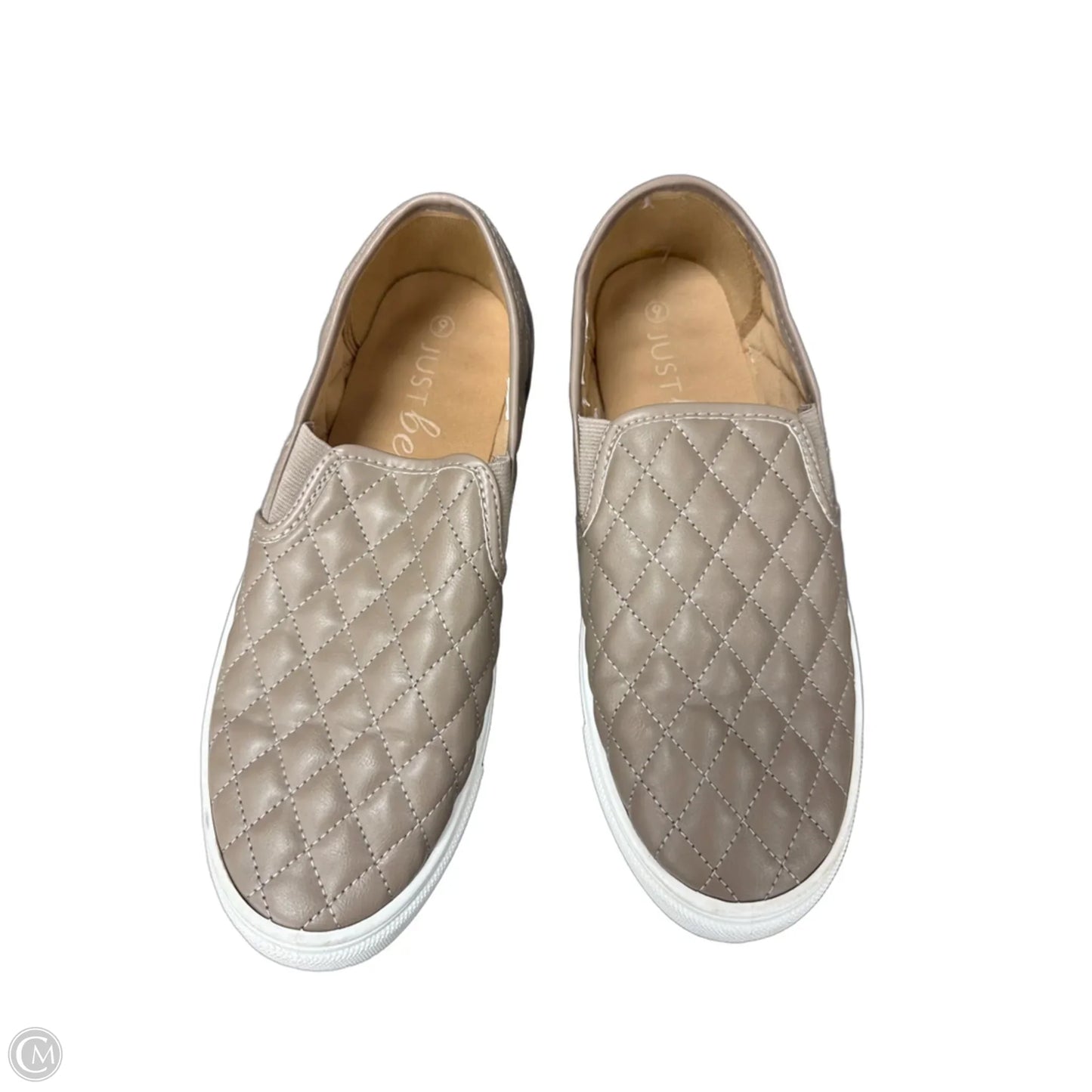 Shoes Sneakers By Just Be In Tan, Size: 9