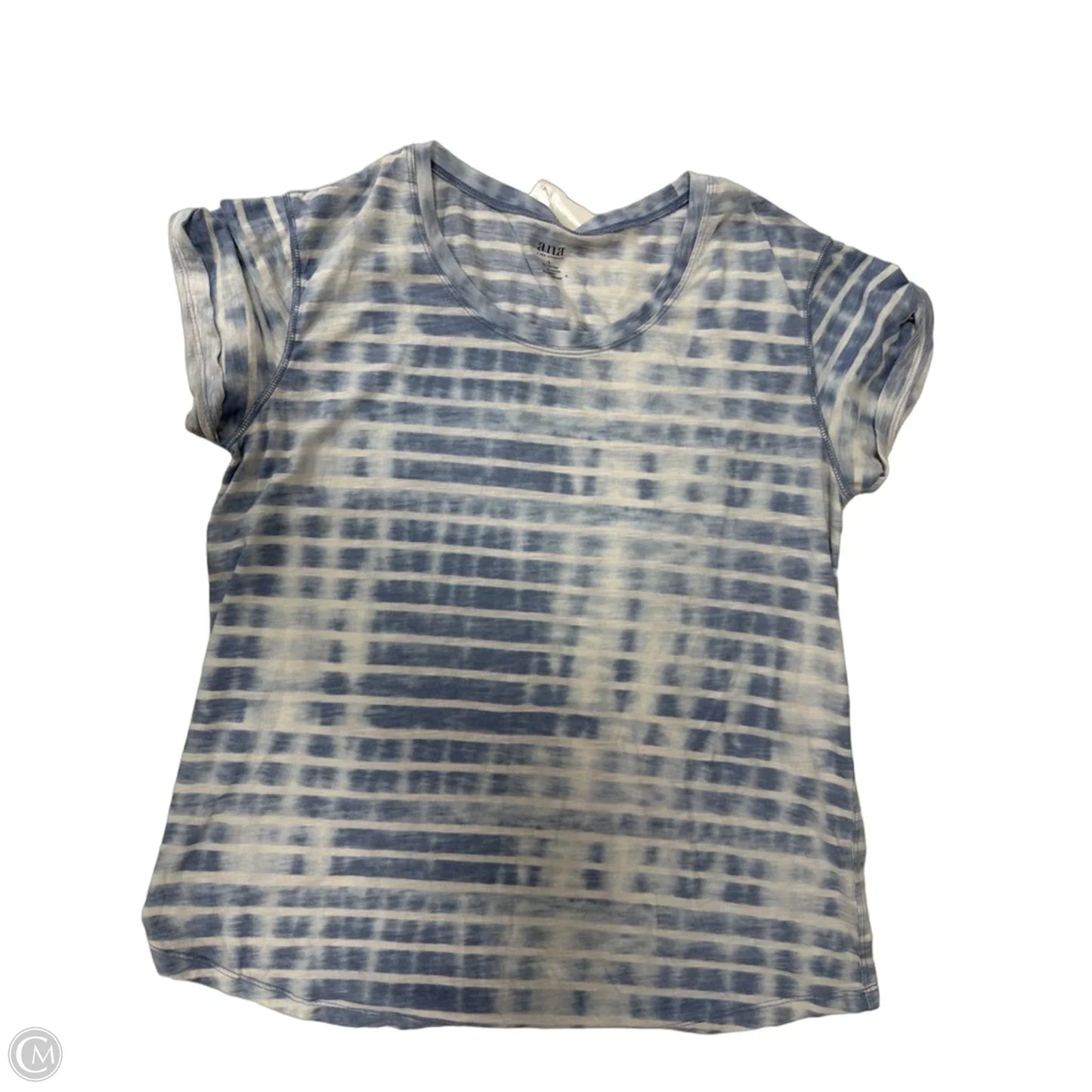 Top Short Sleeve By Ana In Blue, Size: L