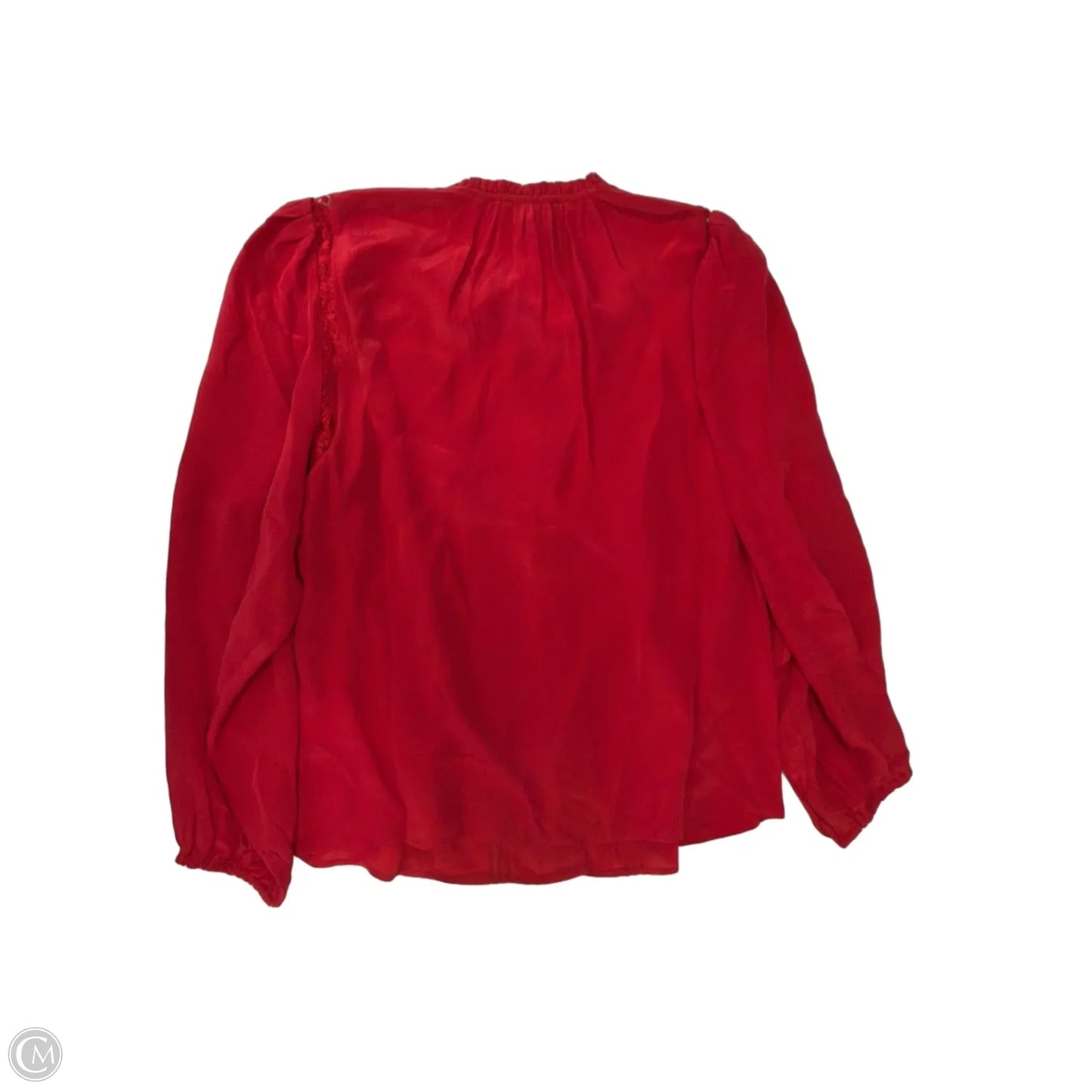 Top Long Sleeve By J. Crew In Red, Size: S