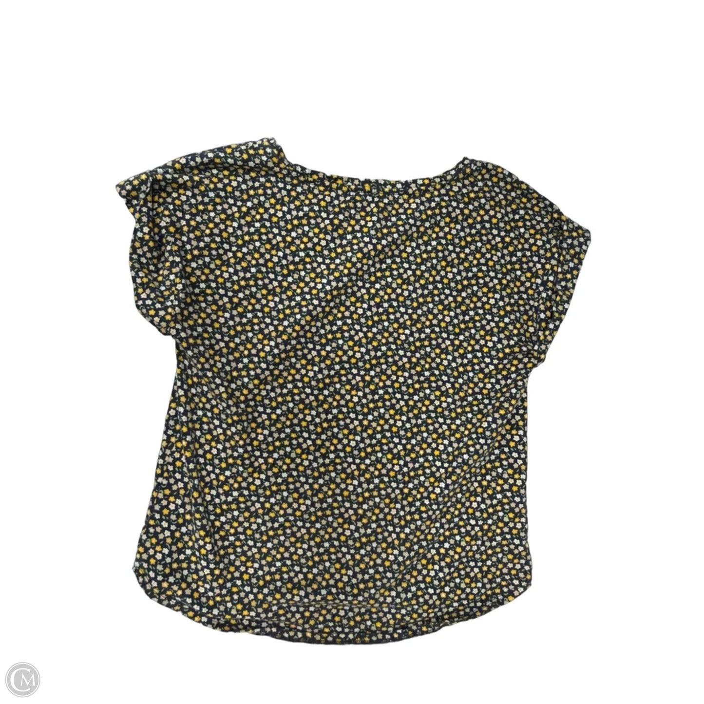 Top Short Sleeve By L.l. Bean In Floral Print, Size: M