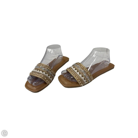 Sandals Flats By Madden Girl In Multi-colored, Size: 9