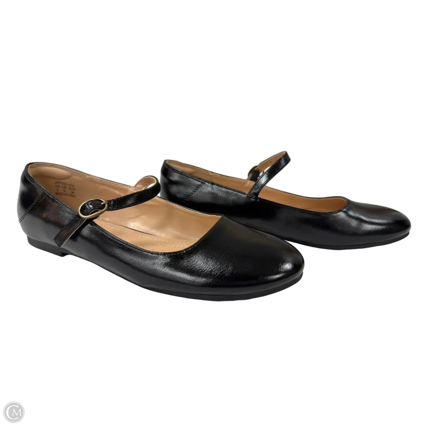 Shoes Flats By Clothes Mentor In Black, Size: 8