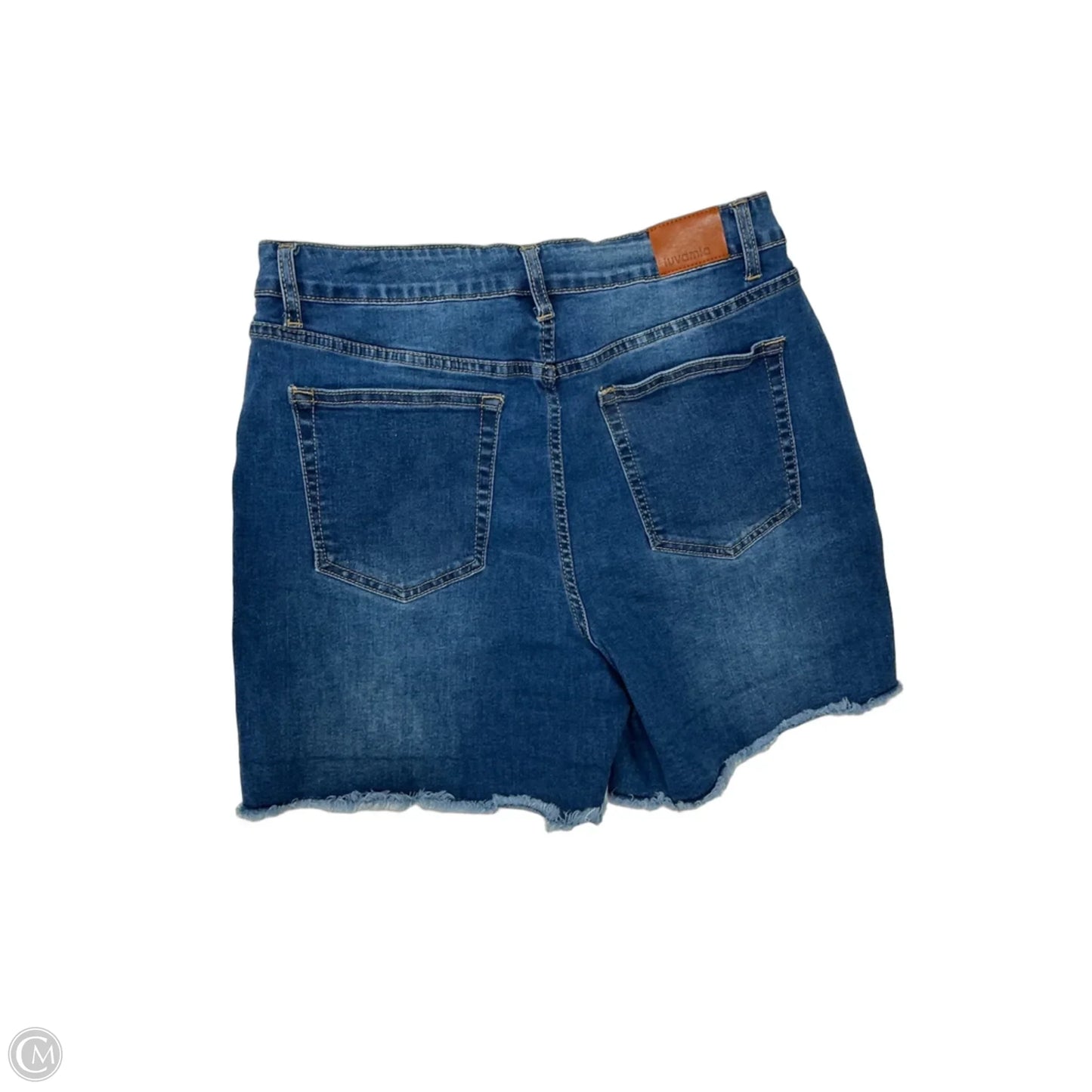 Shorts By Luvamia In Blue Denim, Size: 12