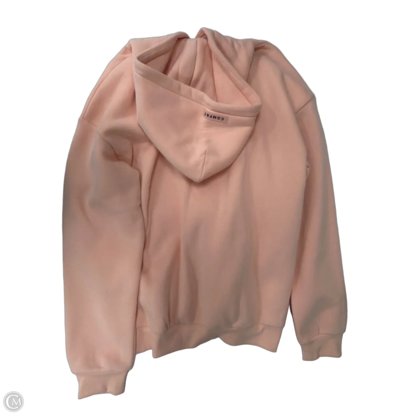 Sweatshirt Hoodie By Comfrt In Pink, Size: M