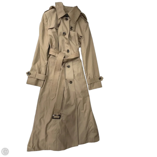 Coat Trench Coat By London Fog In Tan, Size: M