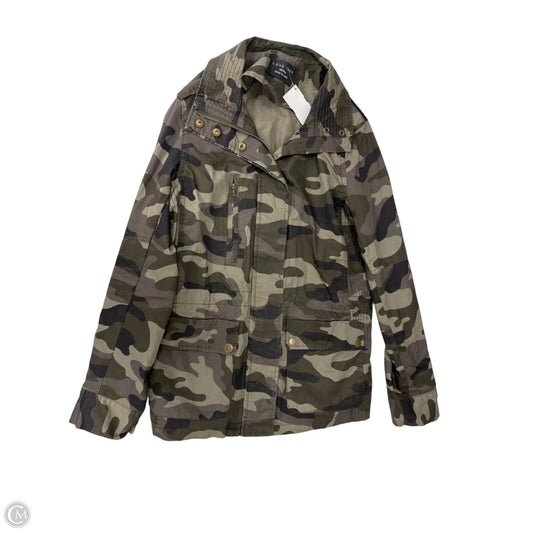 Jacket Utility By Love Tree In Camouflage Print, Size: M