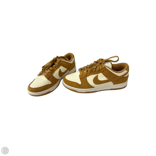 Shoes Sneakers By Nike In Cream & Yellow, Size: 8