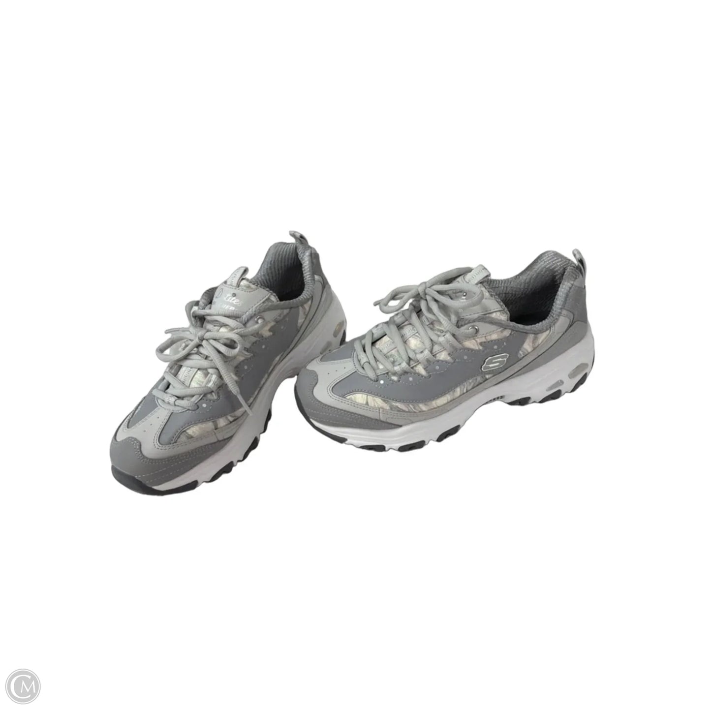 Shoes Athletic By Skechers In Grey, Size: 8