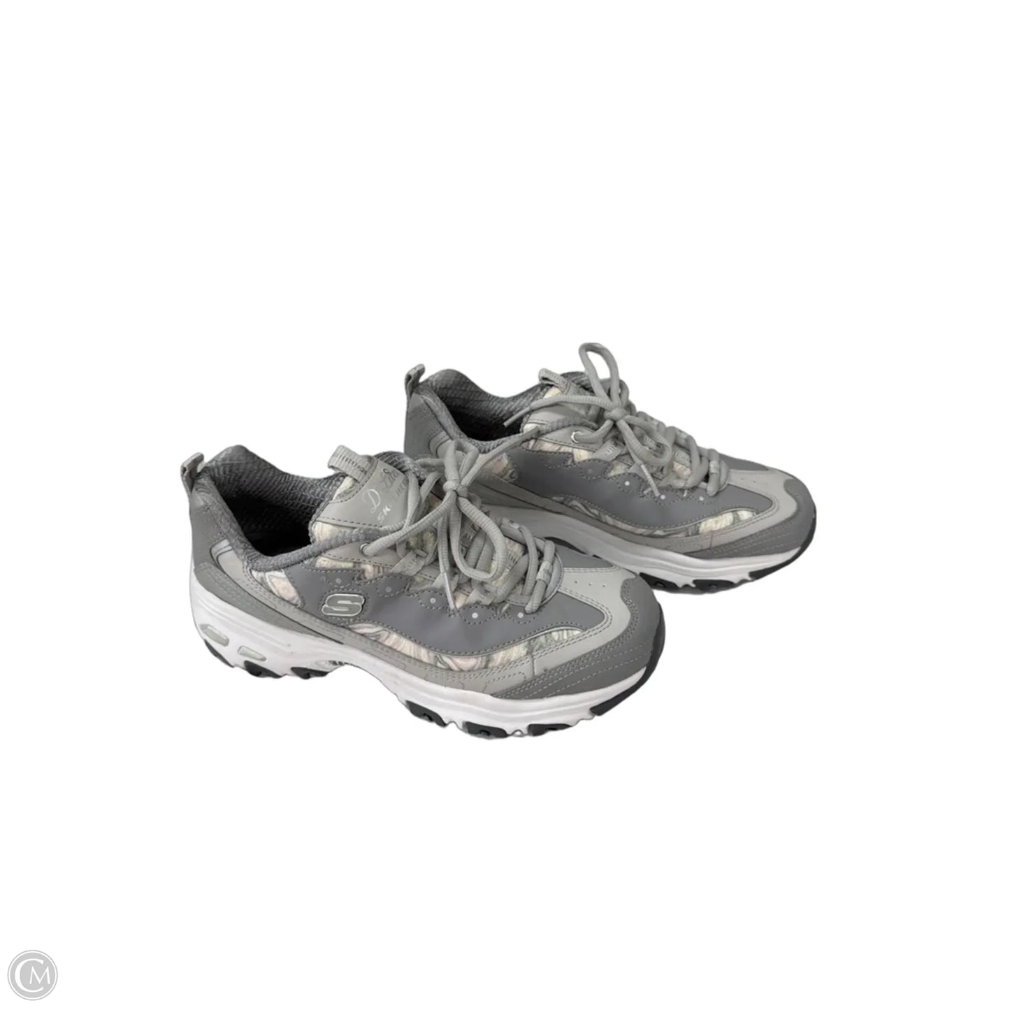 Shoes Athletic By Skechers In Grey, Size: 8