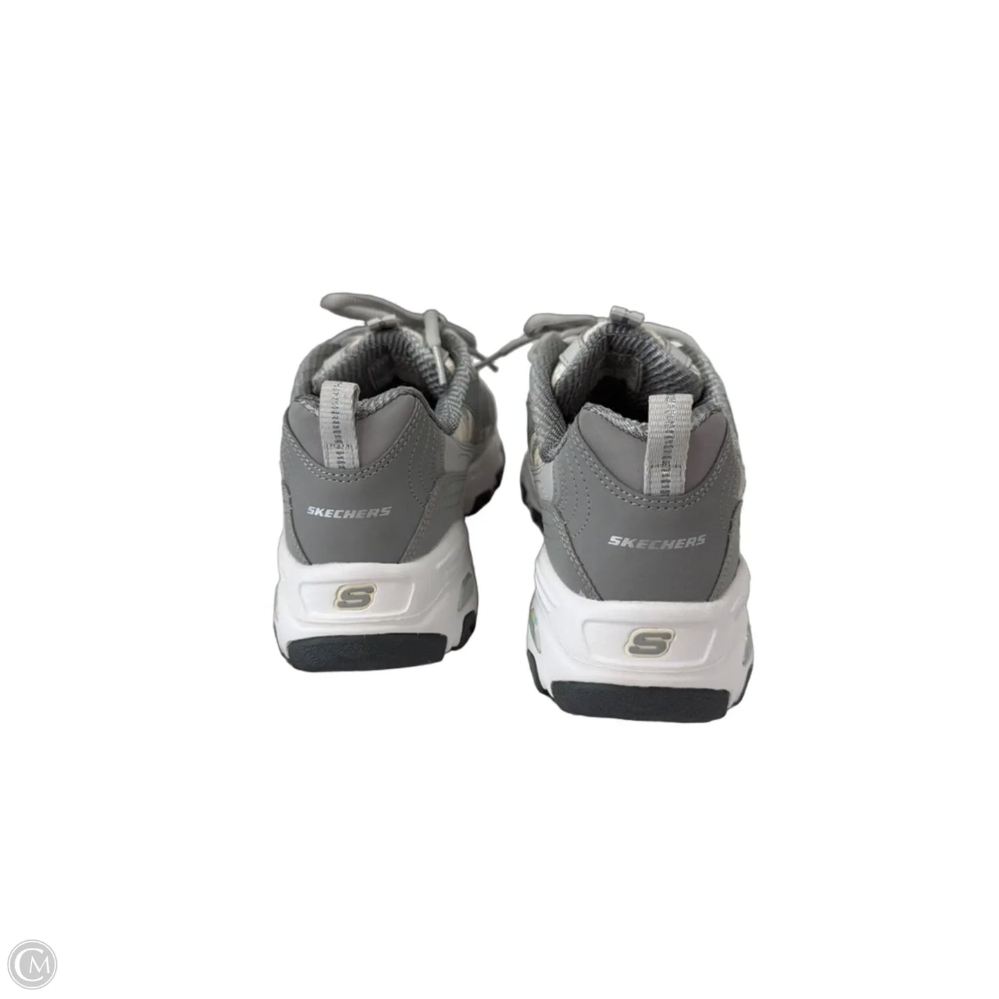 Shoes Athletic By Skechers In Grey, Size: 8