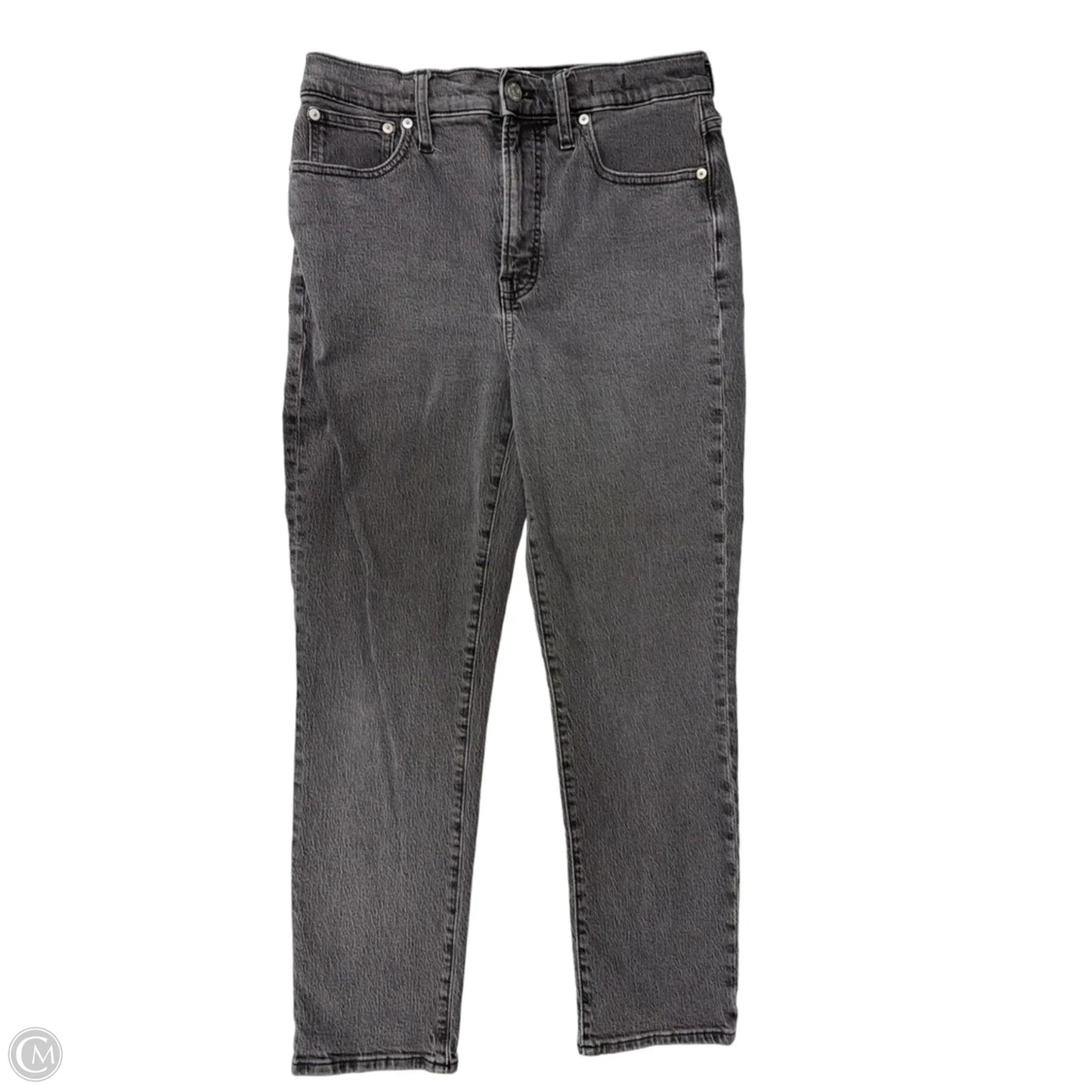 Jeans Straight By Madewell In Grey Denim, Size: 6
